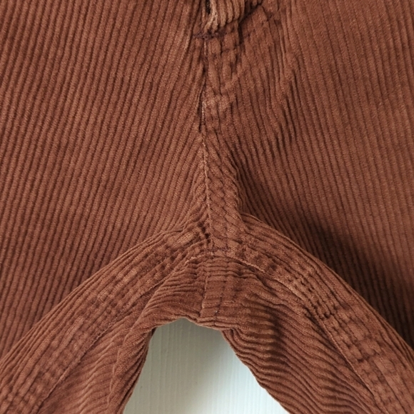 GX Know Who You Are 90's Vintage Wide Wale Corduroy Carpenter Shorts Brown 27 - Picture 9 of 14